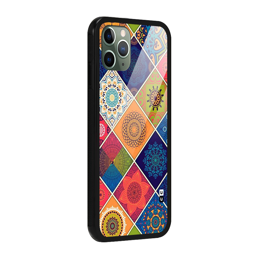 Multi Designs Glass Back Case for iPhone 11 Pro