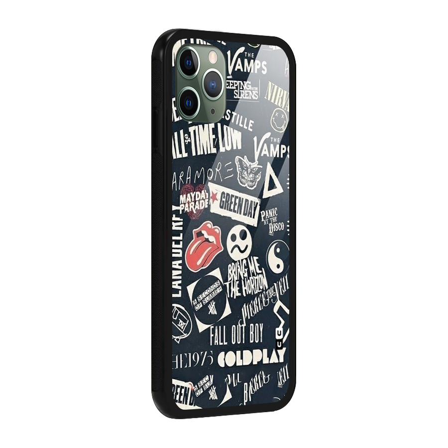 Music My Paradise Glass Back Case for iPhone 11 Pro