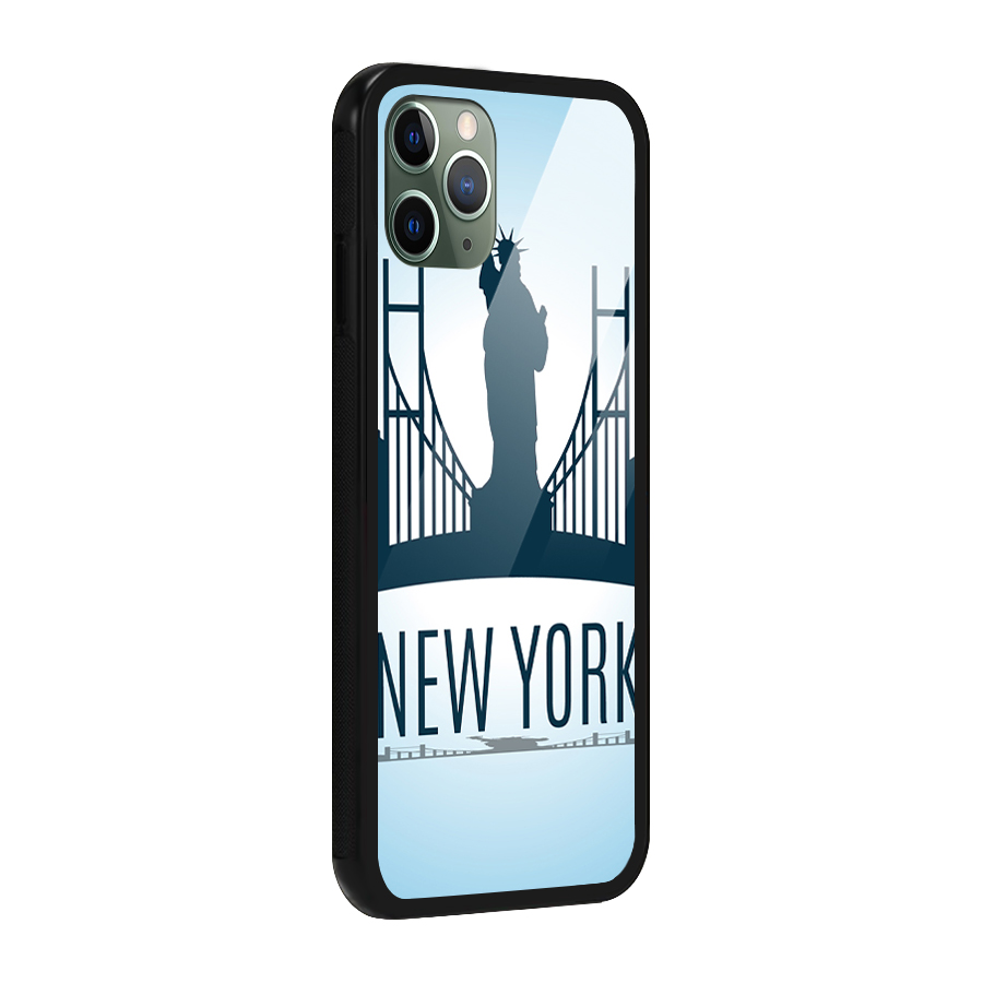 New York Skyline Glass Back Case for iPhone 11 Pro