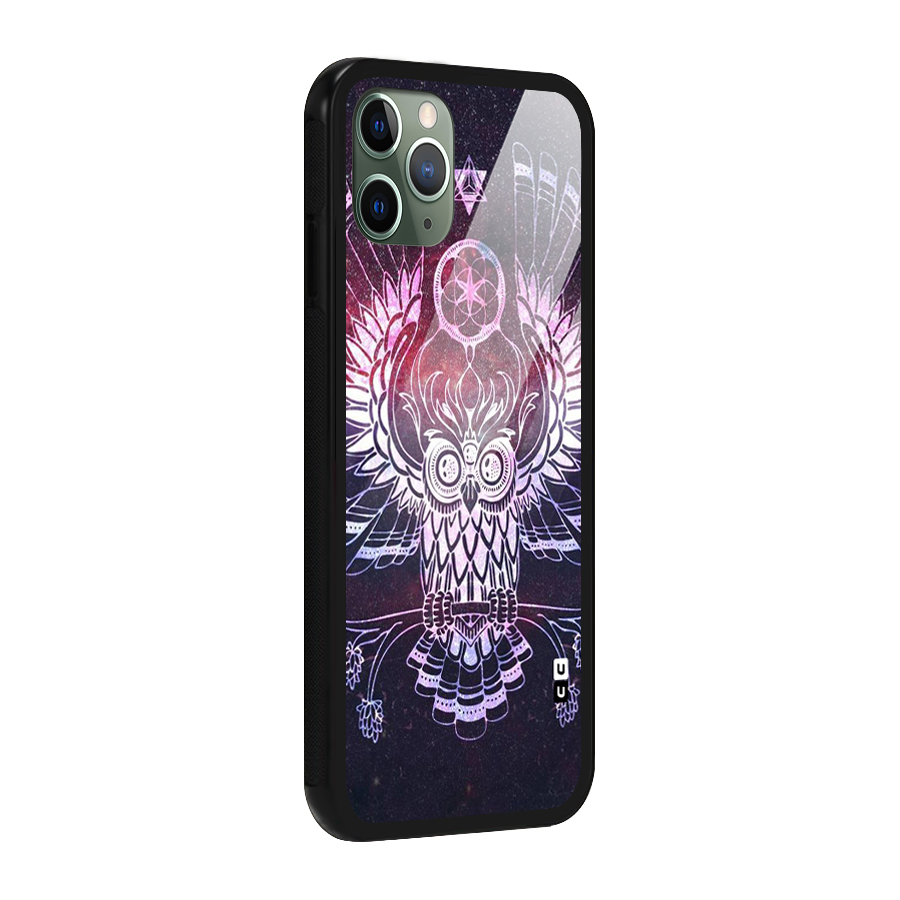 Owl Quirk Swag Glass Back Case for iPhone 11 Pro
