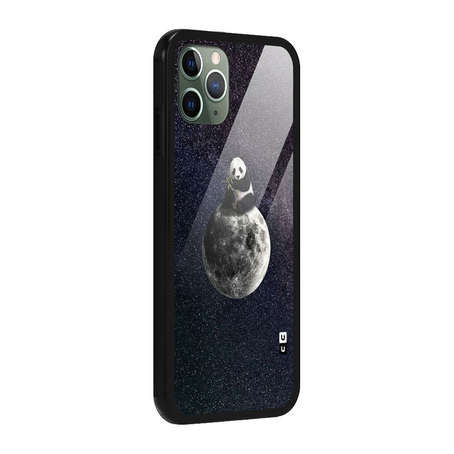 Panda Space Glass Back Case for iPhone 11 Pro