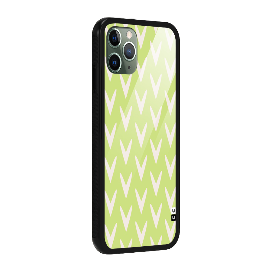 Pastel Green Grass Glass Back Case for iPhone 11 Pro