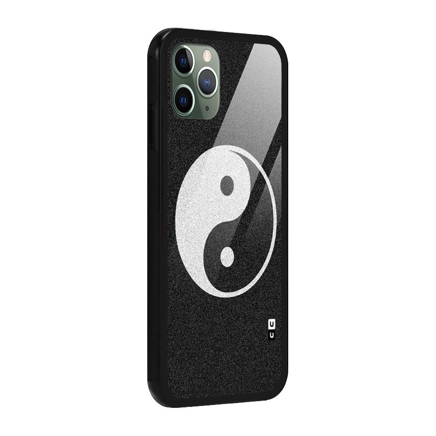 Peace Disorted Glass Back Case for iPhone 11 Pro
