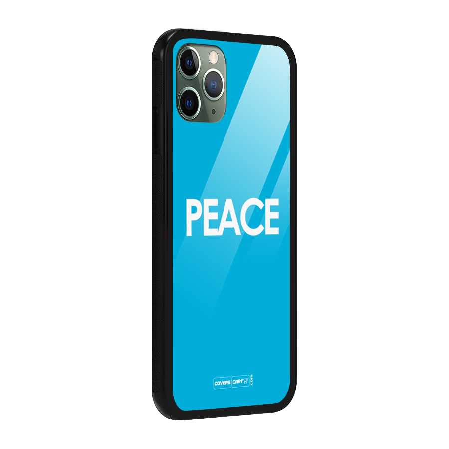 Peace Glass Back Case for iPhone 11 Pro