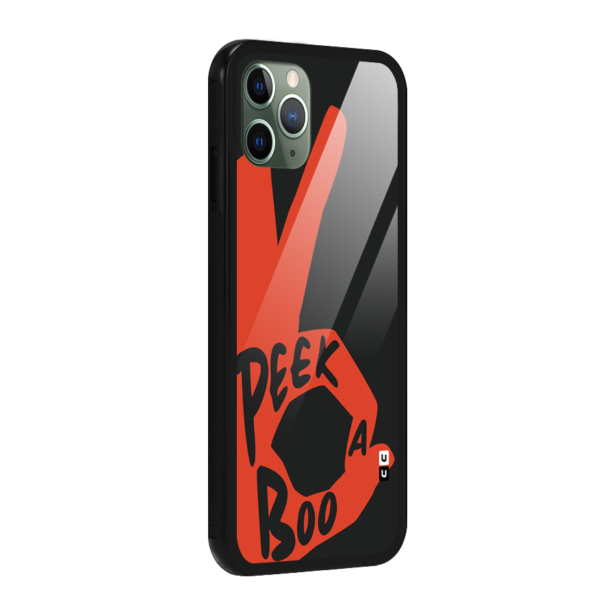 Peek-a-boo Glass Back Case for iPhone 11 Pro