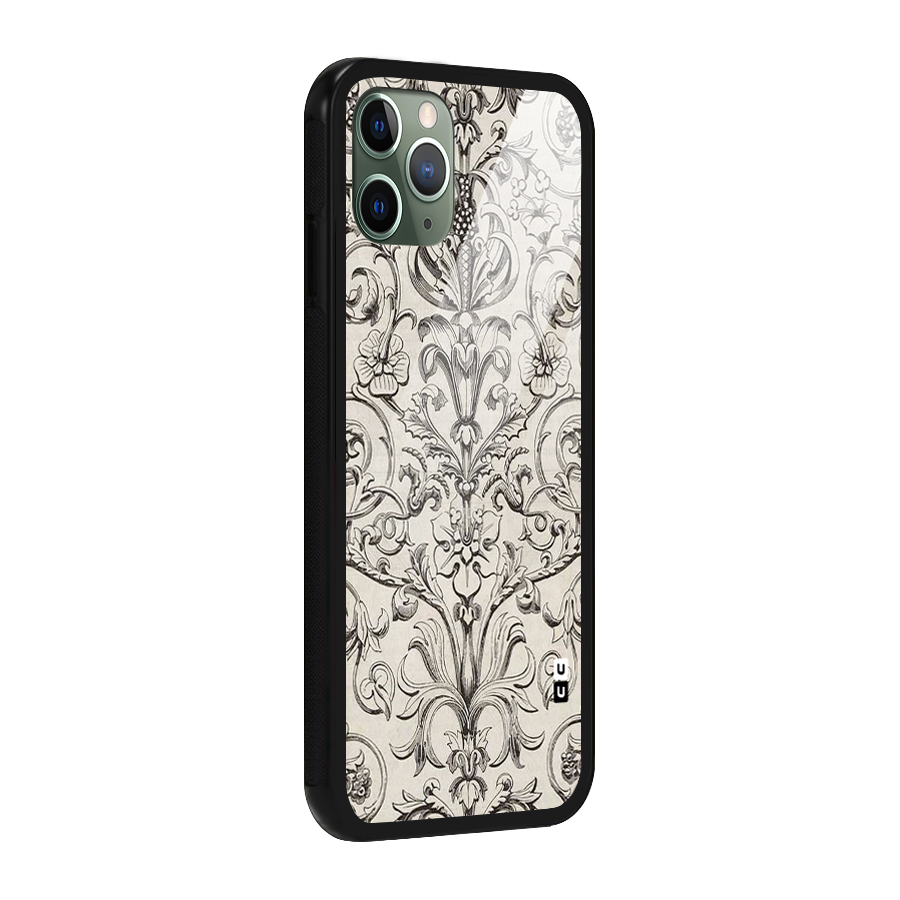 Pleasing Artsy Design Glass Back Case for iPhone 11 Pro