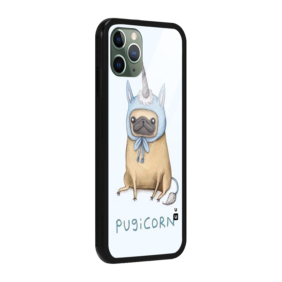 Pugicorn Glass Back Case for iPhone 11 Pro