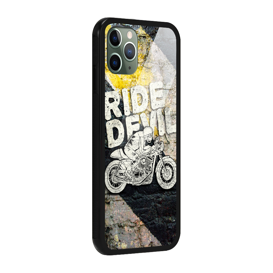 Ride Devil Glass Back Case for iPhone 11 Pro