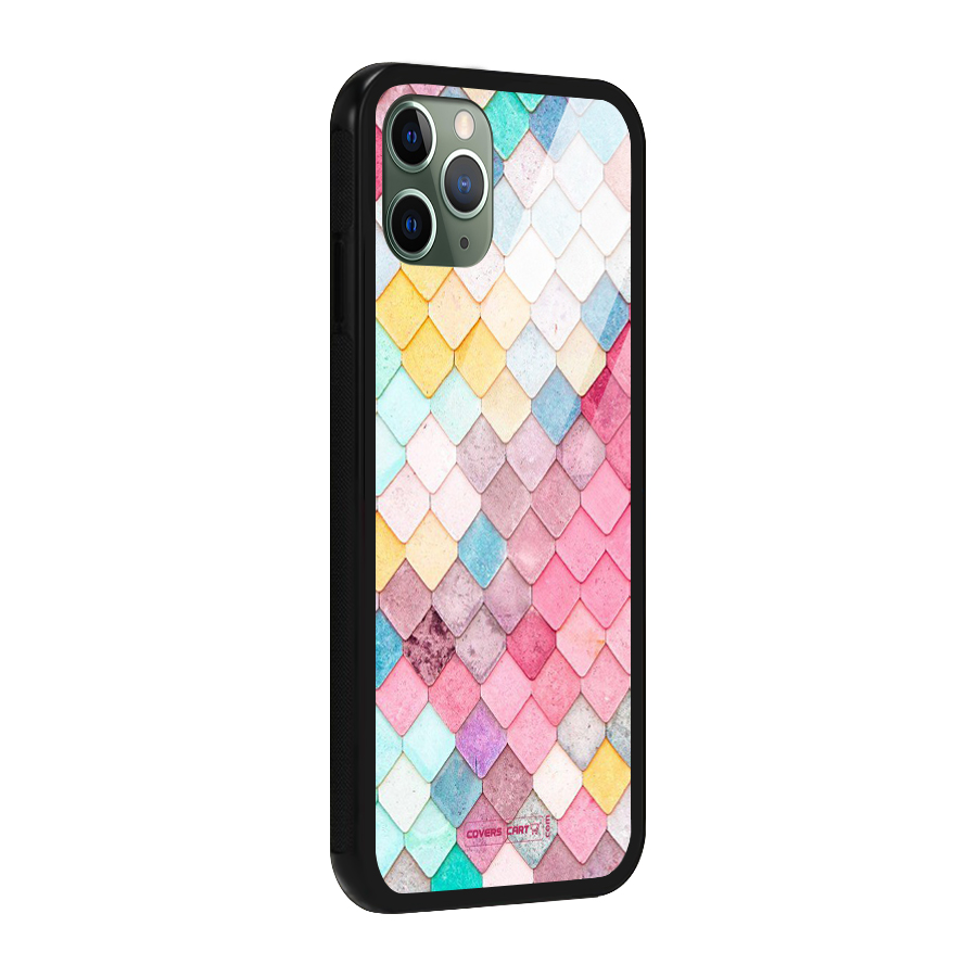 Rocks Pattern Design Glass Back Case for iPhone 11 Pro