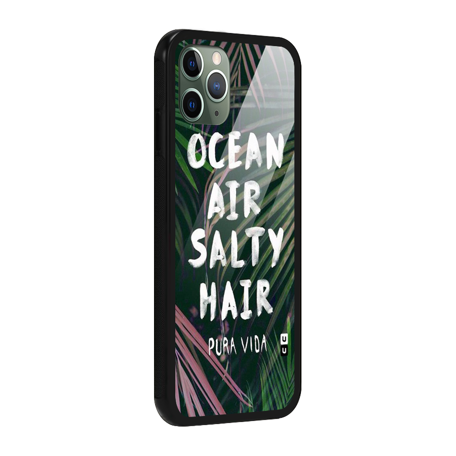 Salty Hair Glass Back Case for iPhone 11 Pro