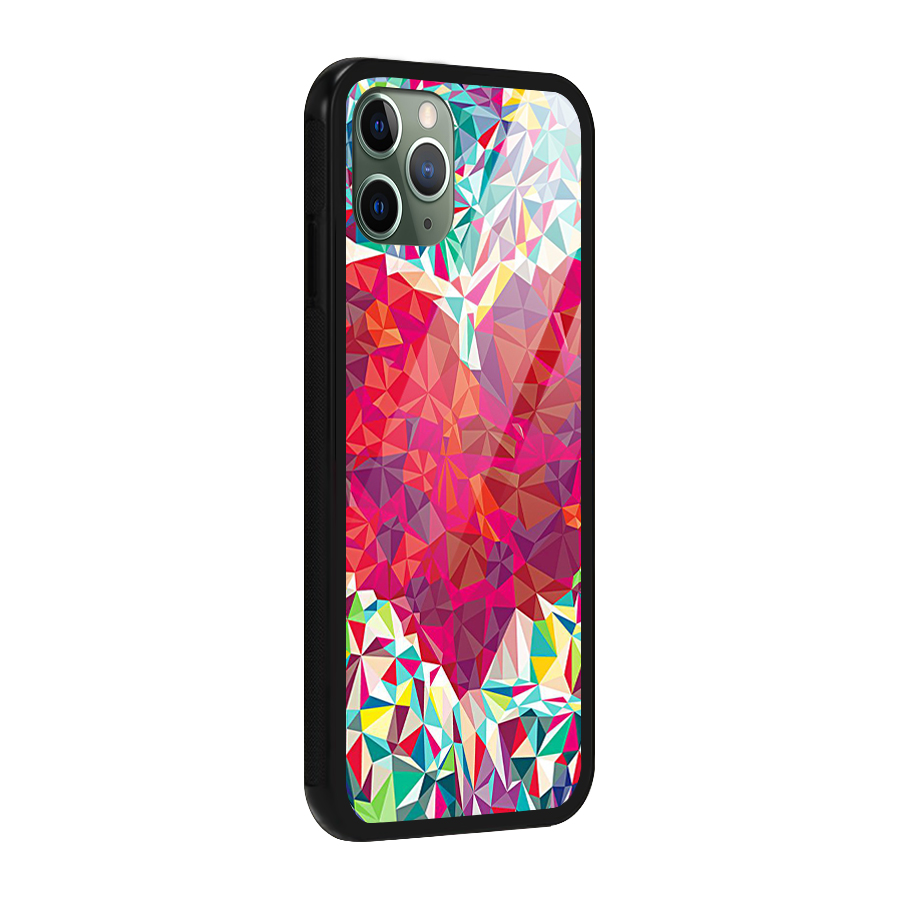 Scrumbled Heart Glass Back Case for iPhone 11 Pro