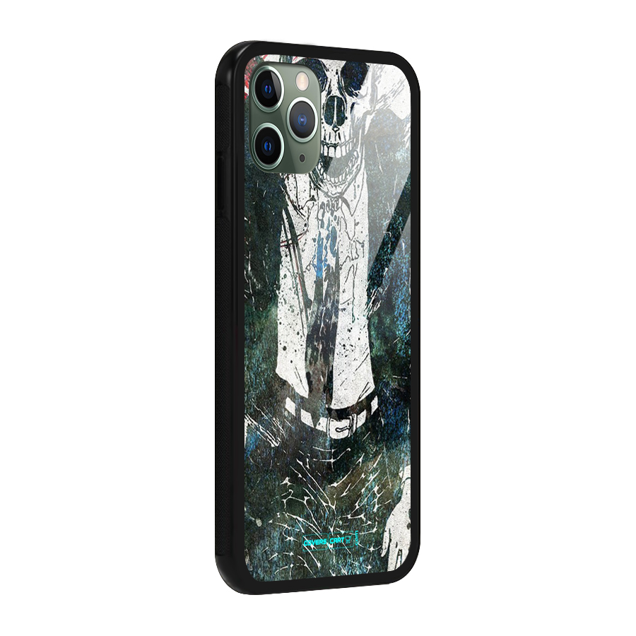 Skeleton in a Suit Glass Back Case for iPhone 11 Pro