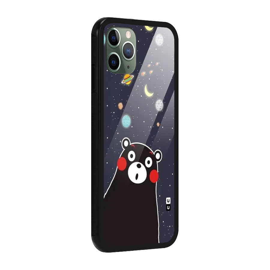 Space Bear Glass Back Case for iPhone 11 Pro