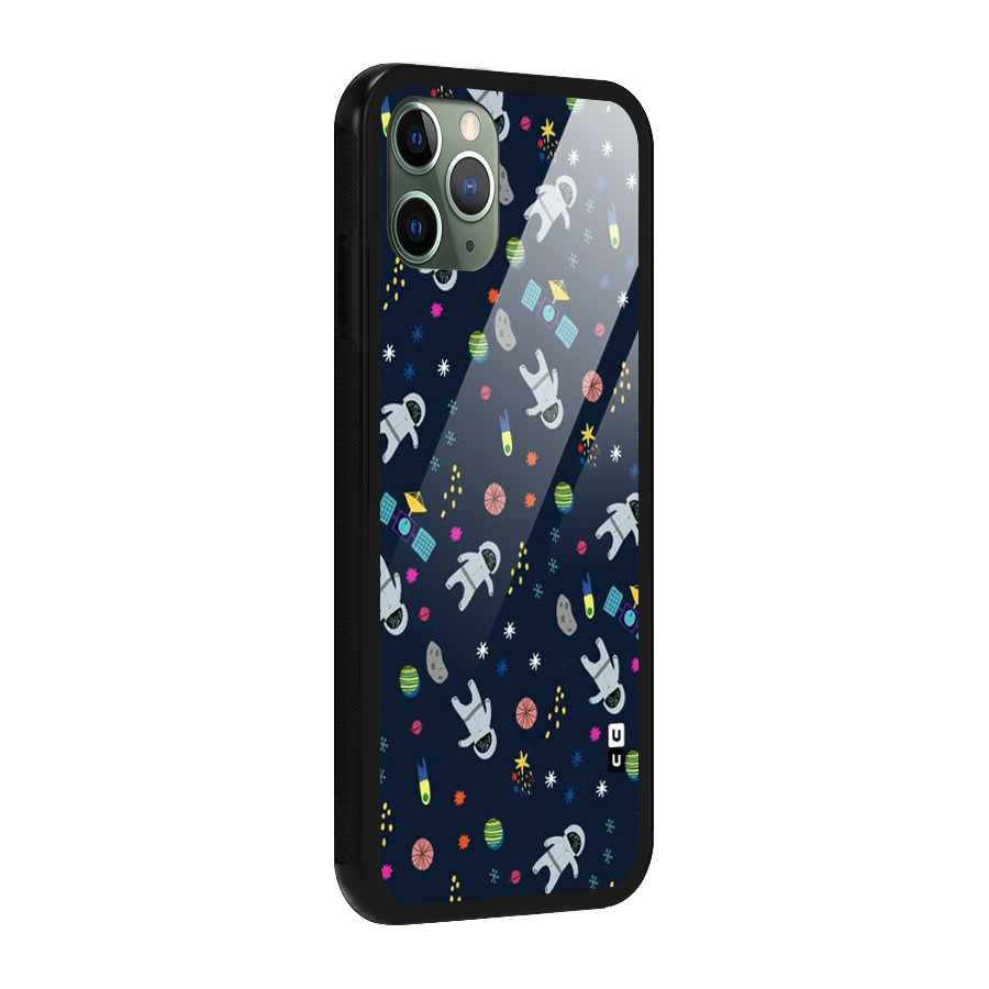 Spaceman Dance Glass Back Case for iPhone 11 Pro