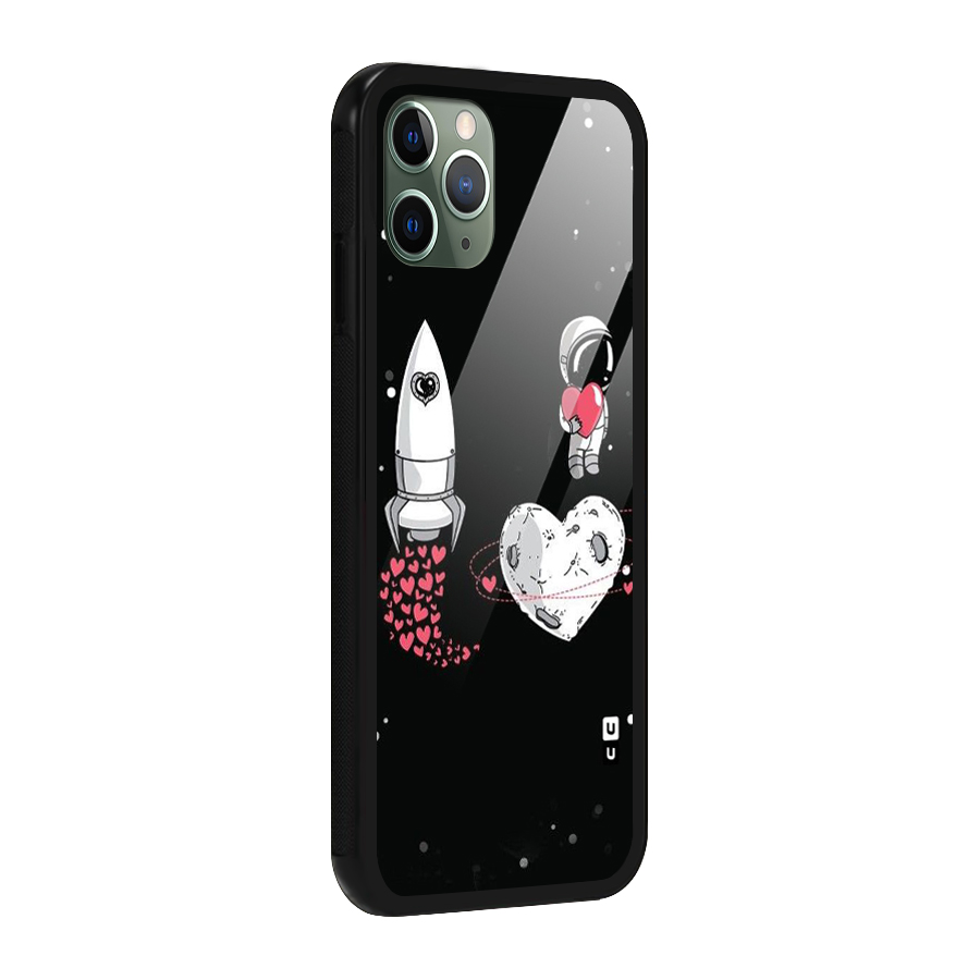 Spaceman Love Glass Back Case for iPhone 11 Pro