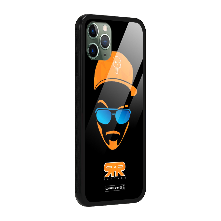 Special Raftaar Edition Orange Glass Back Case for iPhone 11 Pro