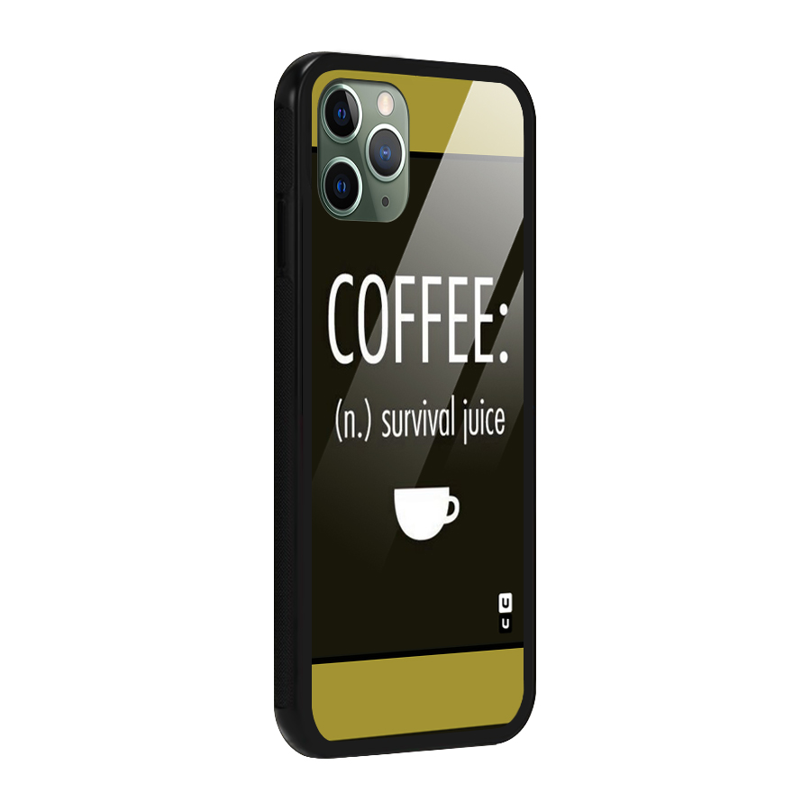 Survival Juice Glass Back Case for iPhone 11 Pro