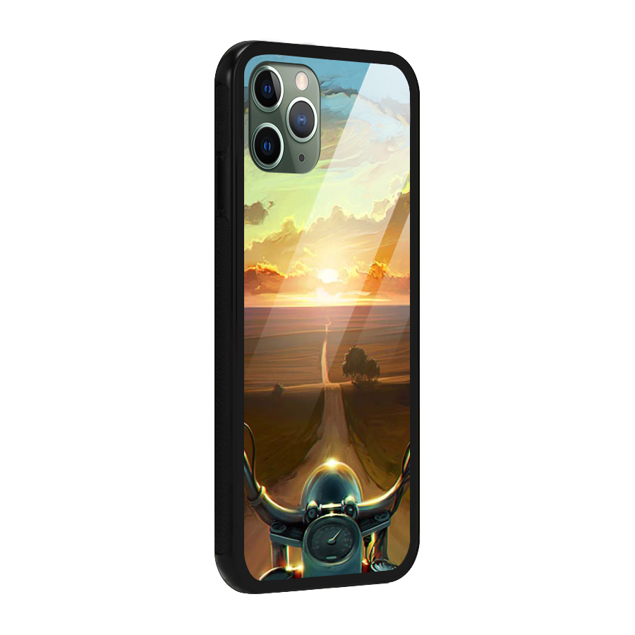 The Long Ride Glass Back Case for iPhone 11 Pro