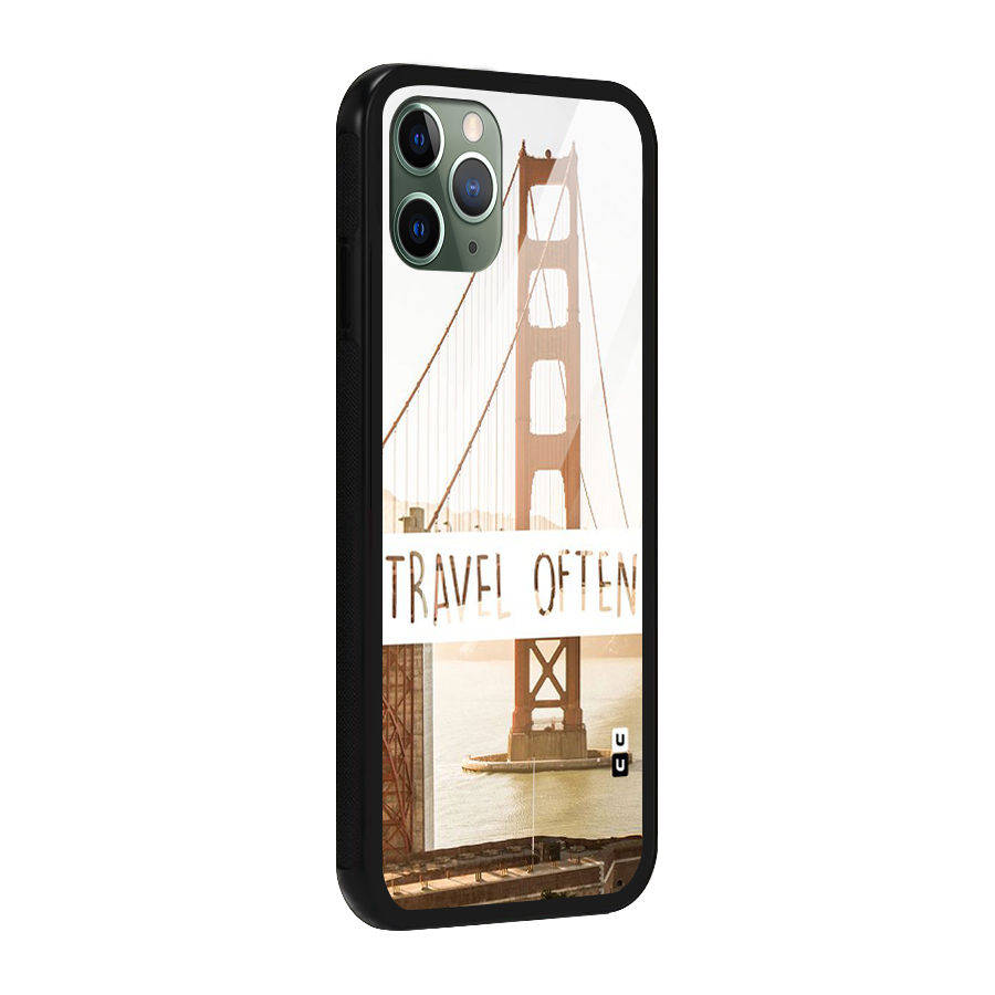 Travel Often Glass Back Case for iPhone 11 Pro