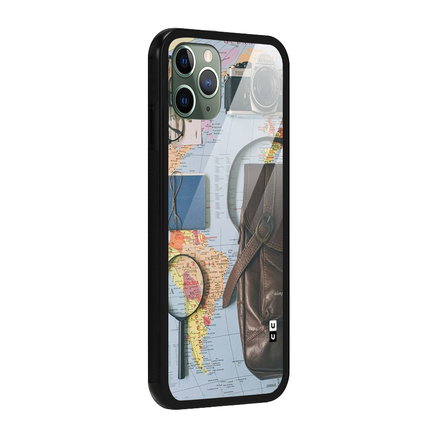 Travel Requisites Glass Back Case for iPhone 11 Pro