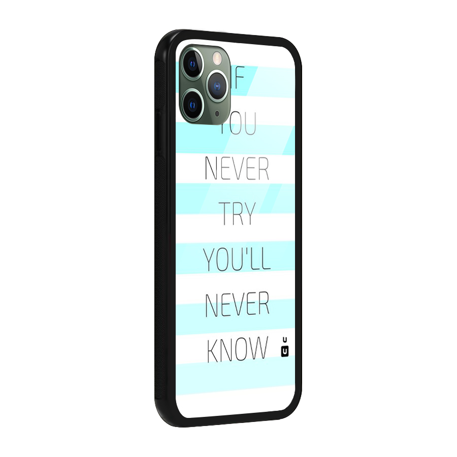 Try Know Glass Back Case for iPhone 11 Pro