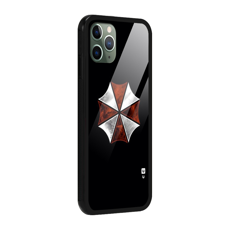 Umbrella Design Glass Back Case for iPhone 11 Pro