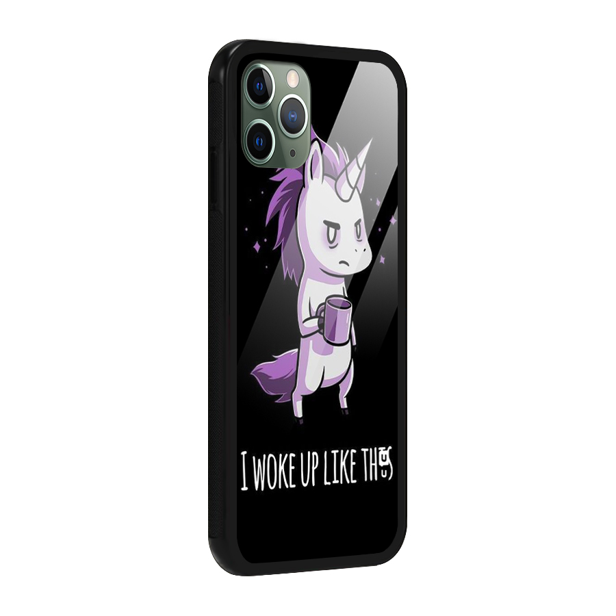 Unicorn Morning Glass Back Case for iPhone 11 Pro
