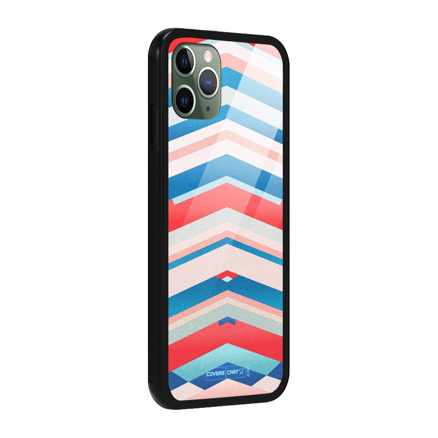Unique Vibrant Colours Glass Back Case for iPhone 11 Pro