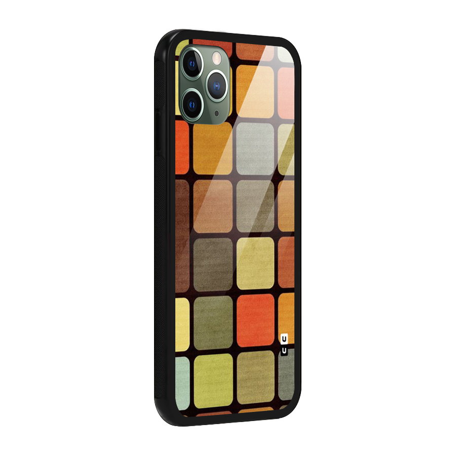 Vintage Boxes Glass Back Case for iPhone 11 Pro