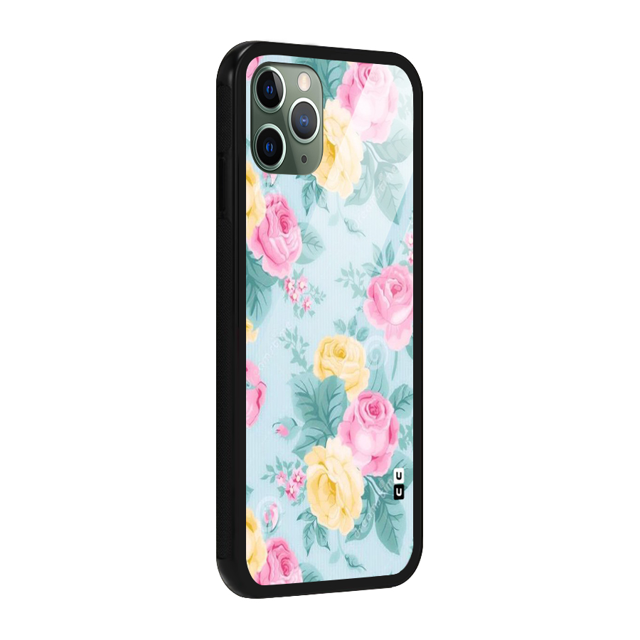 Vintage Pastels Glass Back Case for iPhone 11 Pro