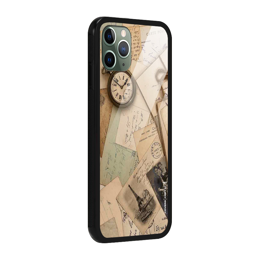 Vintage Postcards Glass Back Case for iPhone 11 Pro