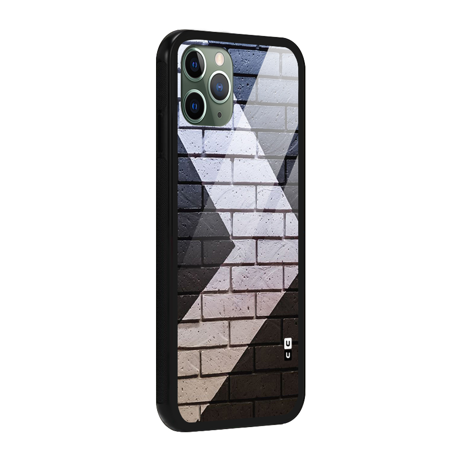 Wall Arrow Design Glass Back Case for iPhone 11 Pro