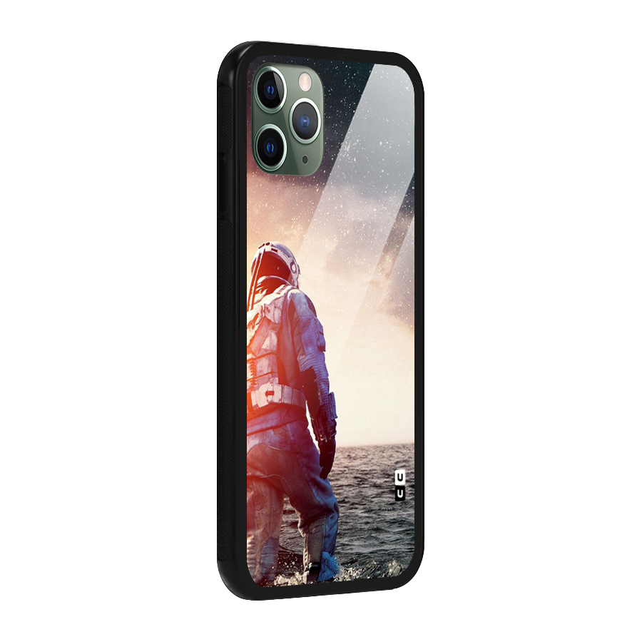 Water Astronaut Glass Back Case for iPhone 11 Pro