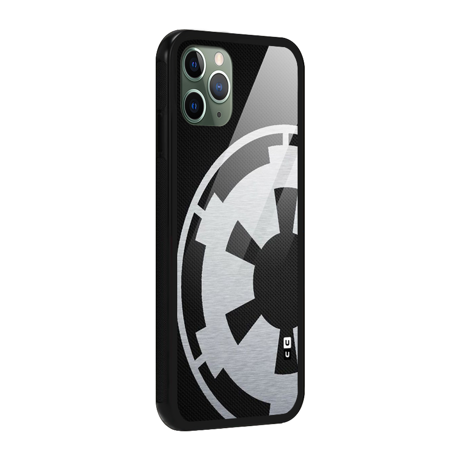 White Wheel Glass Back Case for iPhone 11 Pro
