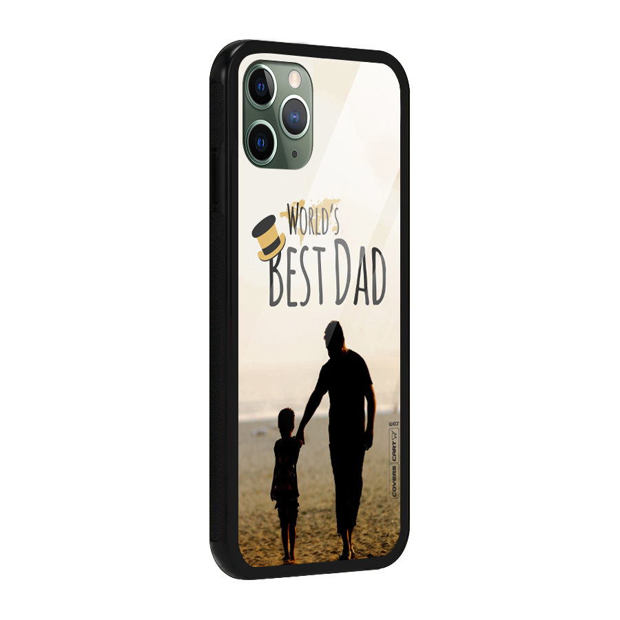 Worlds Best Dad Glass Back Case for iPhone 11 Pro