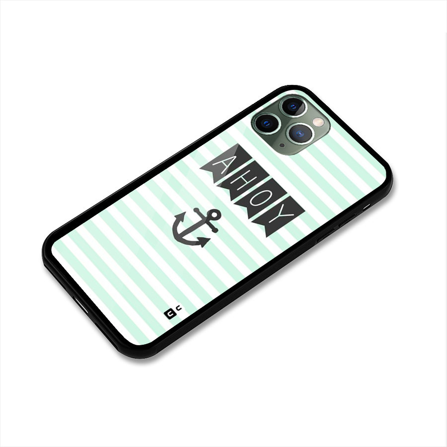Ahoy Sailor Glass Back Case for iPhone 11 Pro