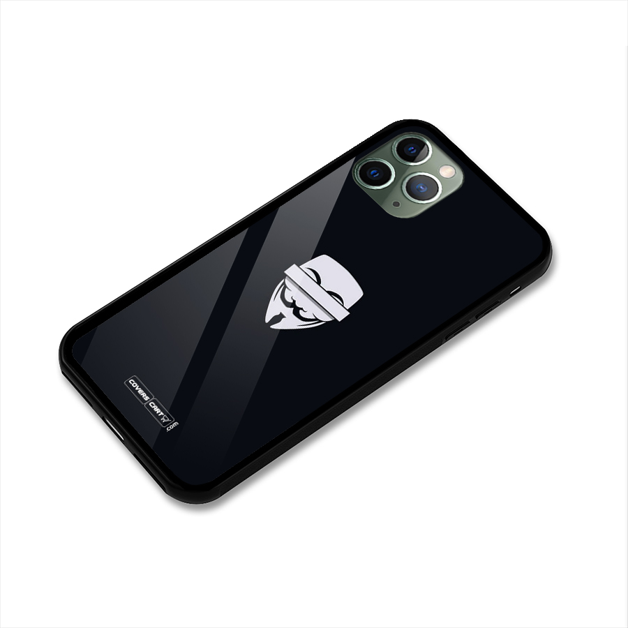 Anonymous Mask Glass Back Case for iPhone 11 Pro