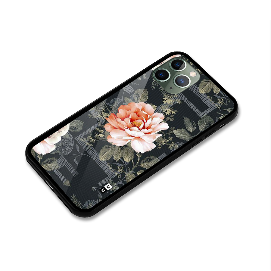 Art And Floral Glass Back Case for iPhone 11 Pro