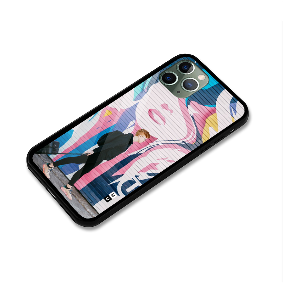 Backpacker Glass Back Case for iPhone 11 Pro