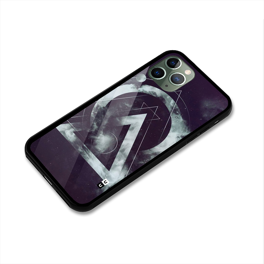 Basic Galaxy Shape Glass Back Case for iPhone 11 Pro