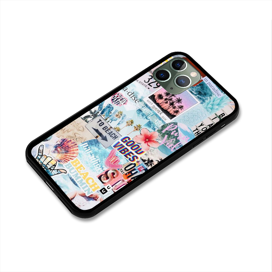 Beaching Life Glass Back Case for iPhone 11 Pro