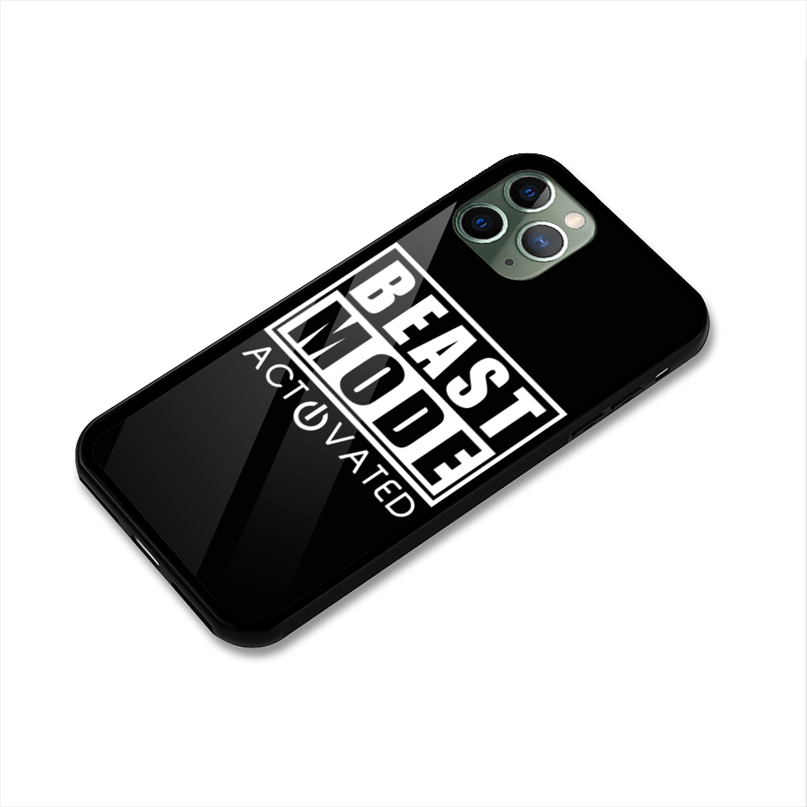 Beast Mode Activated Glass Back Case for iPhone 11 Pro