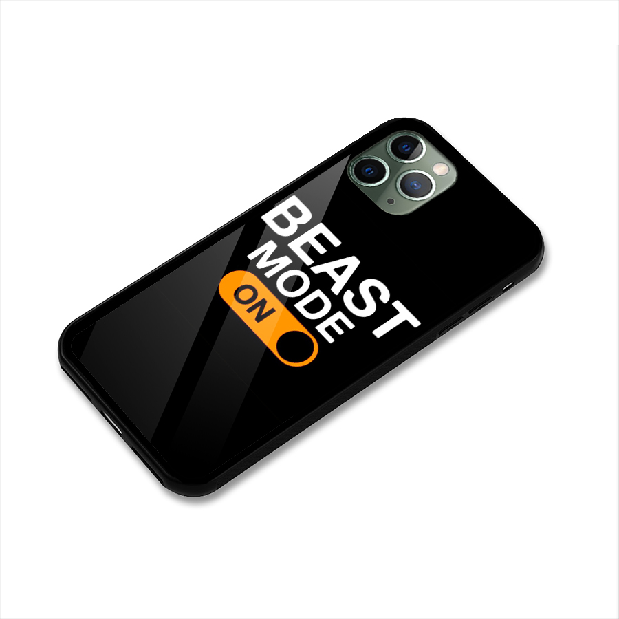 Beast Mode Switched On Glass Back Case for iPhone 11 Pro