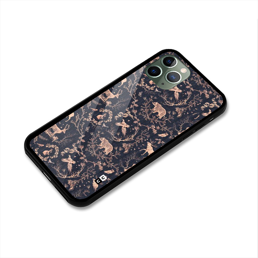 Beautiful Animal Design Glass Back Case for iPhone 11 Pro
