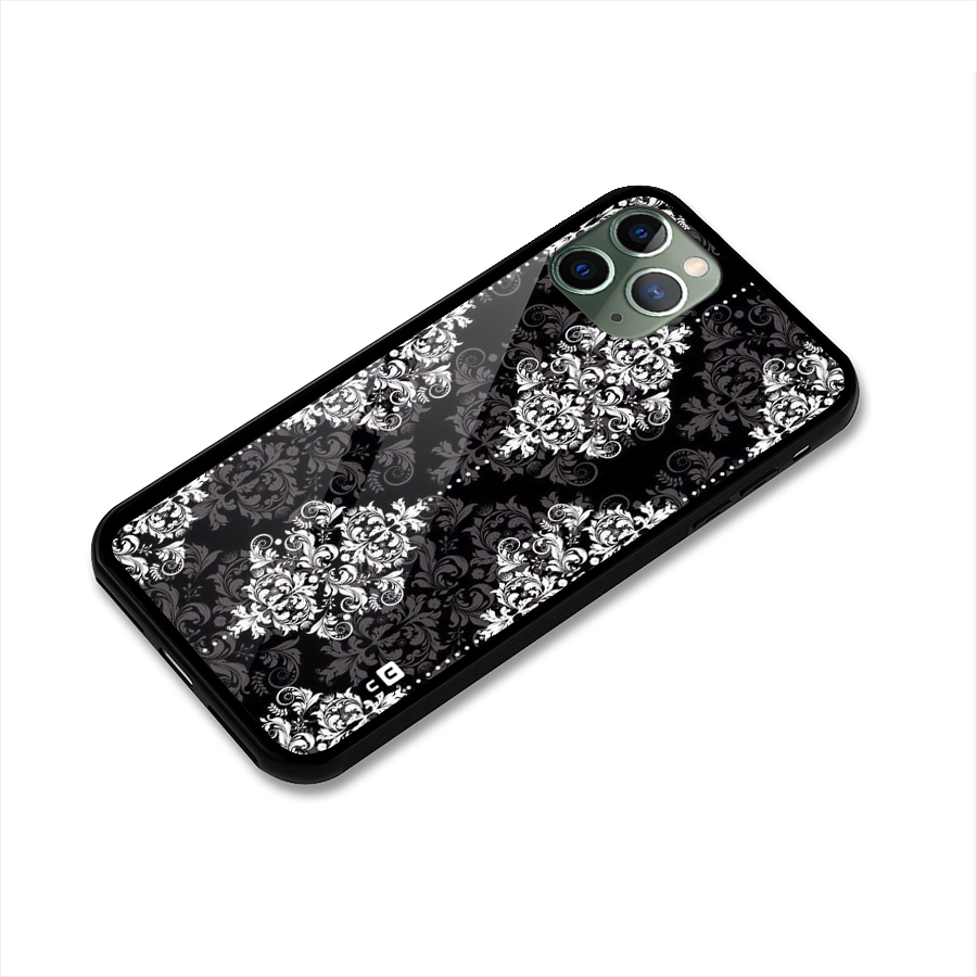 Beautiful Grey Pattern Glass Back Case for iPhone 11 Pro