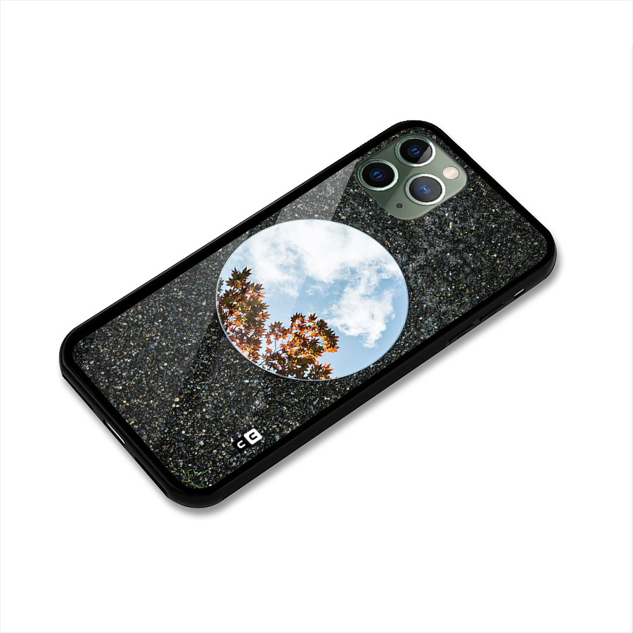 Beautiful Sky Leaves Glass Back Case for iPhone 11 Pro