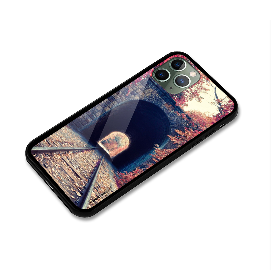 Beautiful Track Glass Back Case for iPhone 11 Pro