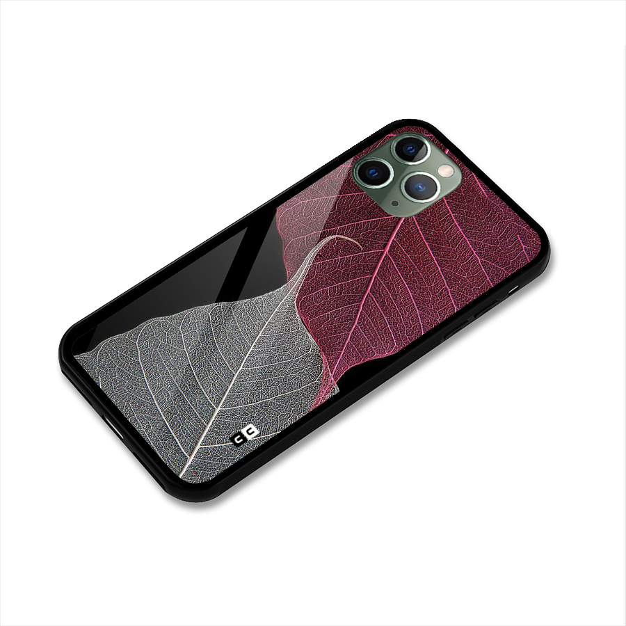 Beauty Leaf Glass Back Case for iPhone 11 Pro
