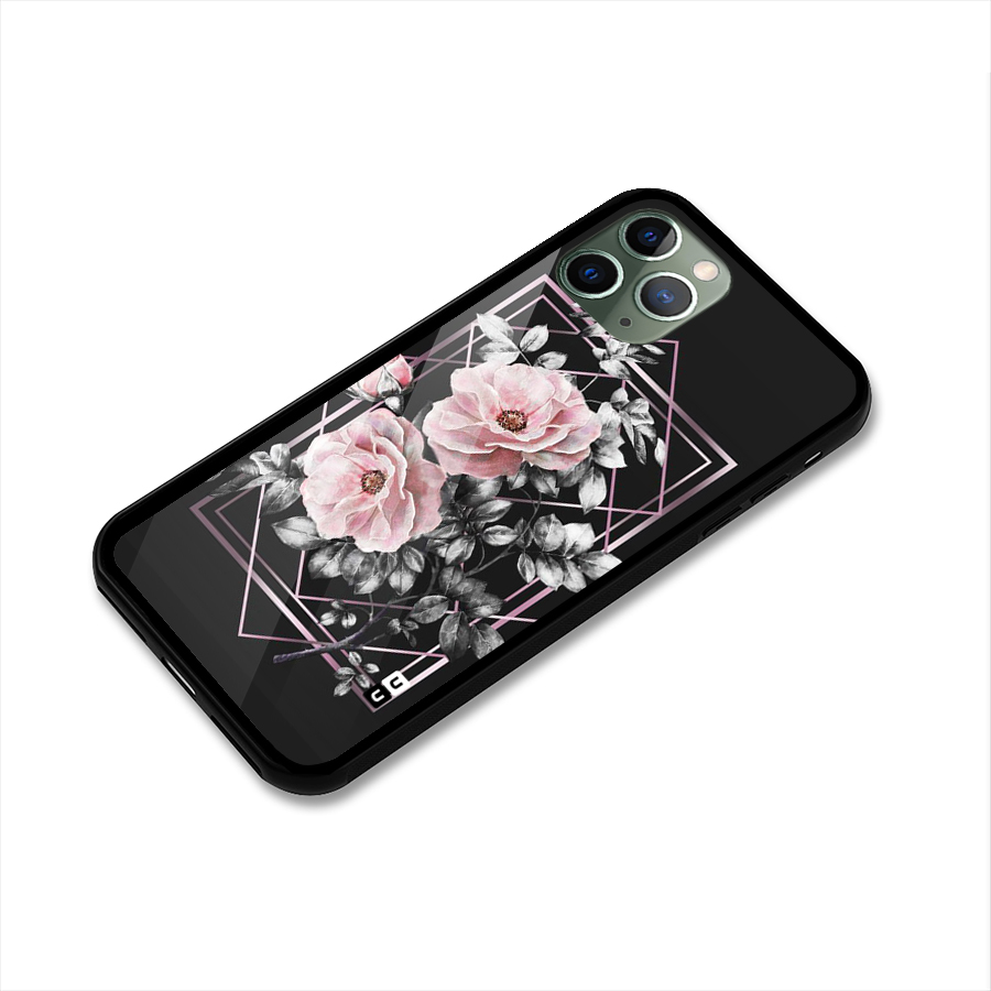 Beguilling Pink Floral Glass Back Case for iPhone 11 Pro