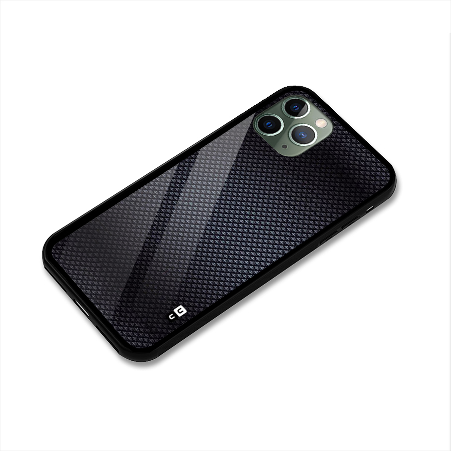 Black Diamond Glass Back Case for iPhone 11 Pro